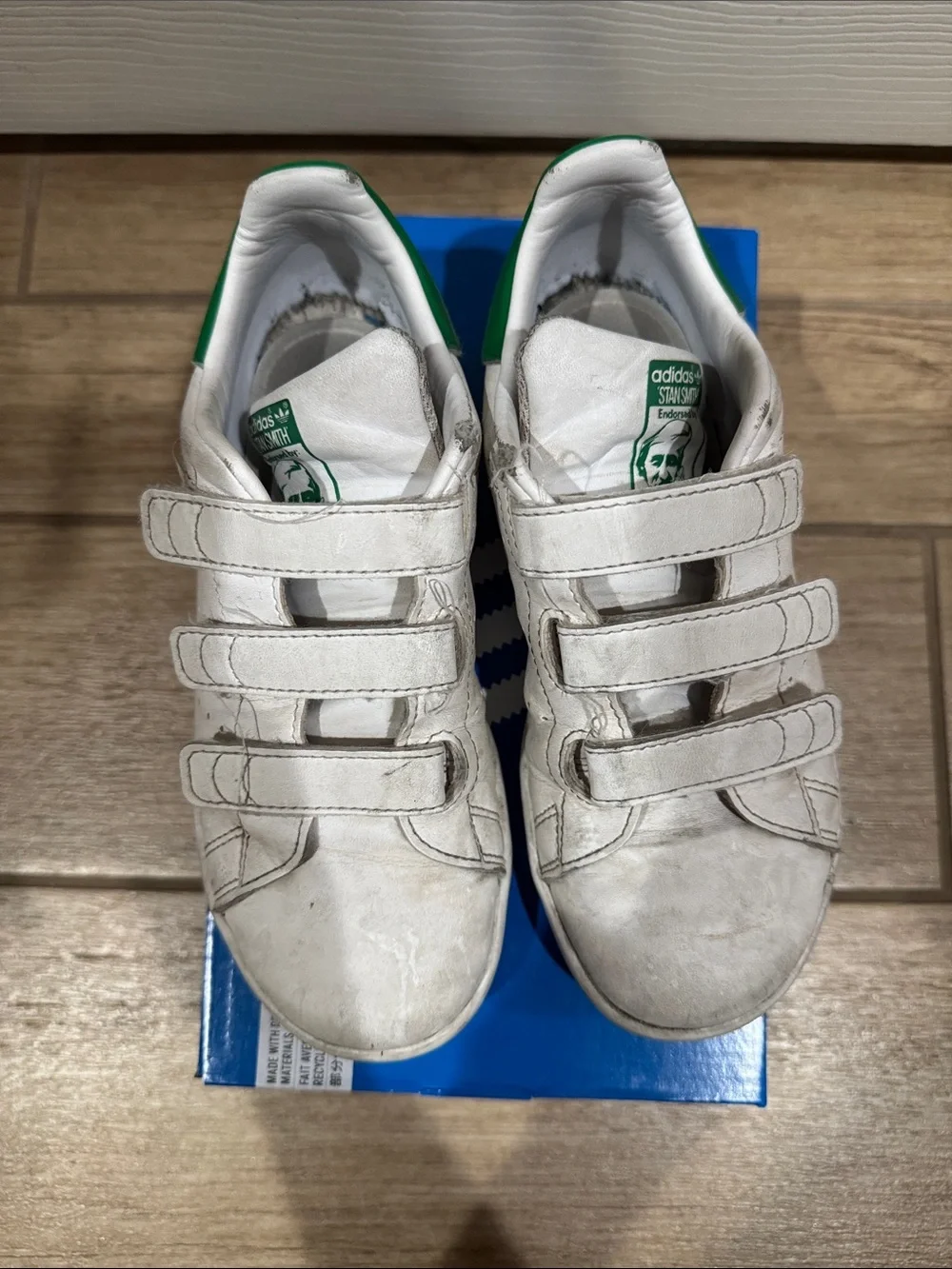 Adidas Original Kids Stan Smith CF Shoes (Size: 2)